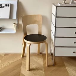 Modern Simple Ins Style Designer Chair Nordic High-end Light Luxury Solid Wood Vintage Home Backrest Dining Chair