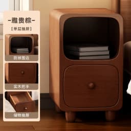 Girl Cute Nightstand Minimalist Woman Space Saving Luxury Bedside Table Modern Decoration Mesitas De Noche Furniture Bedroom