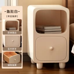 Girl Cute Nightstand Minimalist Woman Space Saving Luxury Bedside Table Modern Decoration Mesitas De Noche Furniture Bedroom