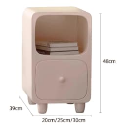 Girl Cute Nightstand Minimalist Woman Space Saving Luxury Bedside Table Modern Decoration Mesitas De Noche Furniture Bedroom
