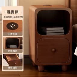 Girl Cute Nightstand Minimalist Woman Space Saving Luxury Bedside Table Modern Decoration Mesitas De Noche Furniture Bedroom