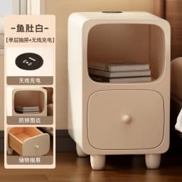 Girl Cute Nightstand Minimalist Woman Space Saving Luxury Bedside Table Modern Decoration Mesitas De Noche Furniture Bedroom