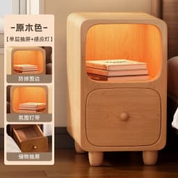 Girl Cute Nightstand Minimalist Woman Space Saving Luxury Bedside Table Modern Decoration Mesitas De Noche Furniture Bedroom