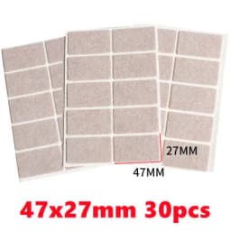 Felt Chair Leg Pads 3mm Thick Table Furniture Floor Scratch Protector Mat Mute Non-slip Self Adhesive DIY Furniture Accessories