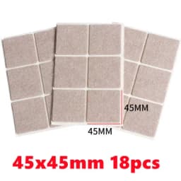 Felt Chair Leg Pads 3mm Thick Table Furniture Floor Scratch Protector Mat Mute Non-slip Self Adhesive DIY Furniture Accessories