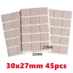 Felt Chair Leg Pads 3mm Thick Table Furniture Floor Scratch Protector Mat Mute Non-slip Self Adhesive DIY Furniture Accessories