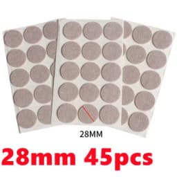 Felt Chair Leg Pads 3mm Thick Table Furniture Floor Scratch Protector Mat Mute Non-slip Self Adhesive DIY Furniture Accessories