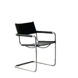 Black Dinning Chairs Stainless Steel Black Metal Balcony Bedroom CasualChair Leather Lounge Silla De Comedor Library Furniture