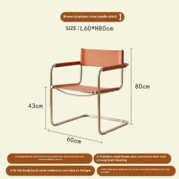 Black Dinning Chairs Stainless Steel Black Metal Balcony Bedroom CasualChair Leather Lounge Silla De Comedor Library Furniture