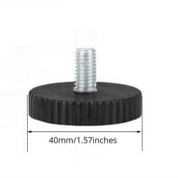 16pcs Adjustable Leveling Chair Leg Feet M8 Furniture Mat Screw-in Base Sofa Bed Cabinet Table Floor Protector Anti-slip Pad