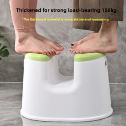 Ergonomic Shower Stool - Non-slip Bath Seat for Elderly/Pregnant Women Japanese-style Anti-mold Bathroom Chair