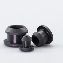 Black Silicone Rubber Hole Caps 2.5mm-50.6mmSeal Stopper Snap-on T Type Plug Cover Gasket Blanking End Cap
