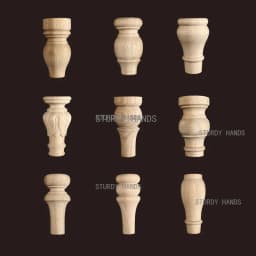 1pc Furniture Round Solid Wood Table Legs Sofa Feet Cabinet Bed Dressing Table Replacement Foot Support Hardware