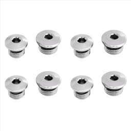 BAAU 4X First Stage 7/16 Inch Scuba Diving Regulator High Pressure Port Plug and 3/8 Inch Low Pressure Port Plug