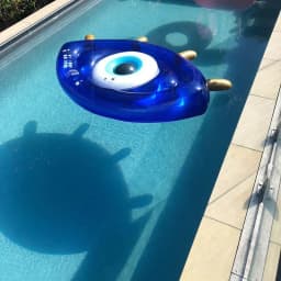 Giant Inflatable Eyeball Pool Floating Row Float Lie on Greek Eye Floating Mattress Pool Lounge for Beach Floaty Summer Fun Toys