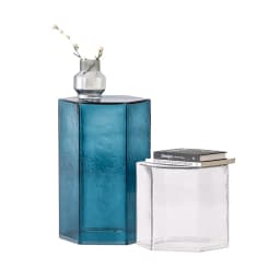 Nordic Light Luxury Glass Coffee Table Living Room Simple Modern Small Apartment Bedside Coffee Table Decoration Ornaments