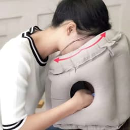 Inflatable Travel Air Pillow For Sleeping Avoid Neck Shoulder Pain Support Head Lumbar Rest Nap Headrest Airplane Car Office