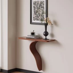 Wabi Sabi Design Console Table Rustic Minimalist Elegant Curved Console Table For Hallway Entrance Woonkamer Tafel Furniture