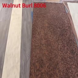 ALPI New Burl Wood Veneer Sheets Artistic Wood Patterns for Furniture Cabinet Doors Interiors Panel L: 2.5Meterx58cm T:0.3/0.5mm