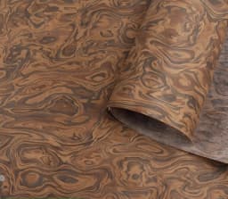 ALPI New Burl Wood Veneer Sheets Artistic Wood Patterns for Furniture Cabinet Doors Interiors Panel L: 2.5Meterx58cm T:0.3/0.5mm