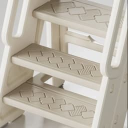 3-Step Bathroom Stool Children's Step Stool Kids Foldable Stool With Handles Anti-slip For Kids Toddler Non-slip Ladder
