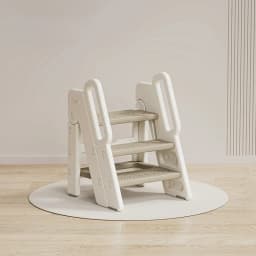 3-Step Bathroom Stool Children's Step Stool Kids Foldable Stool With Handles Anti-slip For Kids Toddler Non-slip Ladder