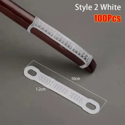 100Pcs Clothing Hanging Accessories Clothes Hanger Anti-slip Pad Pad Mat Windproof Hanger Strip Transparent Elastic