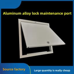 1Piece White Black Grey Painted Square Access Panel Inspection Door Soffit Wall Mount Cam Magnet Latch
