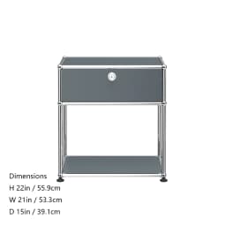 Stainless Steel Metal Nightstands Storage Cabinets Living Room Cabinets Bedroom Furniture