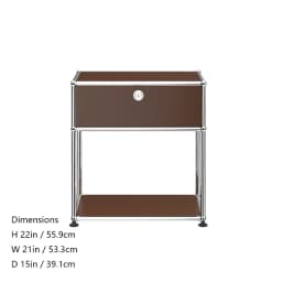 Stainless Steel Metal Nightstands Storage Cabinets Living Room Cabinets Bedroom Furniture