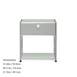 Stainless Steel Metal Nightstands Storage Cabinets Living Room Cabinets Bedroom Furniture