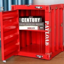 Design Nightstands Portable Luxury Industrial Style Container Cabinet Iron Art Aesthetic Living Room Creative Ornaments