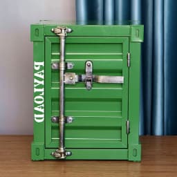 Design Nightstands Portable Luxury Industrial Style Container Cabinet Iron Art Aesthetic Living Room Creative Ornaments