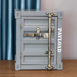 Design Nightstands Portable Luxury Industrial Style Container Cabinet Iron Art Aesthetic Living Room Creative Ornaments