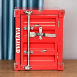 Design Nightstands Portable Luxury Industrial Style Container Cabinet Iron Art Aesthetic Living Room Creative Ornaments