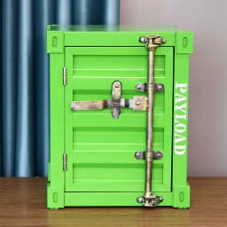 Design Nightstands Portable Luxury Industrial Style Container Cabinet Iron Art Aesthetic Living Room Creative Ornaments