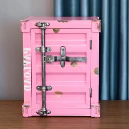 Design Nightstands Portable Luxury Industrial Style Container Cabinet Iron Art Aesthetic Living Room Creative Ornaments