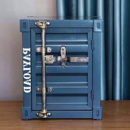 Design Nightstands Portable Luxury Industrial Style Container Cabinet Iron Art Aesthetic Living Room Creative Ornaments