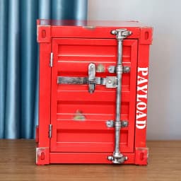Design Nightstands Portable Luxury Industrial Style Container Cabinet Iron Art Aesthetic Living Room Creative Ornaments