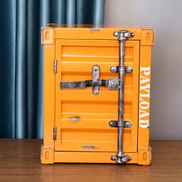 Design Nightstands Portable Luxury Industrial Style Container Cabinet Iron Art Aesthetic Living Room Creative Ornaments