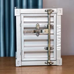 Design Nightstands Portable Luxury Industrial Style Container Cabinet Iron Art Aesthetic Living Room Creative Ornaments