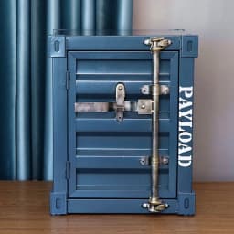 Design Nightstands Portable Luxury Industrial Style Container Cabinet Iron Art Aesthetic Living Room Creative Ornaments