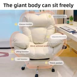 Restaurant Furniture Computer Chair Lazy Sofa, Chair Home Comfortable, Sedentary Study Backrest Bedroom Office Chair Living Room