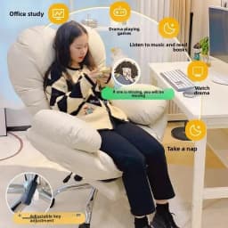 Restaurant Furniture Computer Chair Lazy Sofa, Chair Home Comfortable, Sedentary Study Backrest Bedroom Office Chair Living Room