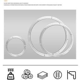 14-100CM Diameter Aluminium Alloy Spinning Lazy Susan Organizer Turntable Hardware for Table