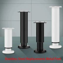 New Stainless Steel Furniture legs Adjustable Replacement Table Feet Raise Height Hardware Sofa Leveling Foot Household