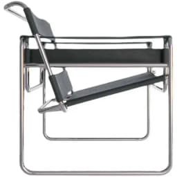 Vasily Chair Designer Recliner Chair Stainless Steel Saddle Leather Armchair Nordic Leisure Chair Medieval Style Single Chair