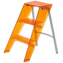 Home Nordic Household Multifunctional Ladder Transparent Folding Room Non-slip Pedal Ladder Built-in Herringbone Ladder