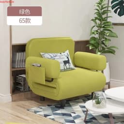 Folding movable sofa bed Multi-functional dual-purpose double small living room bedroom washed single small house lounge chair