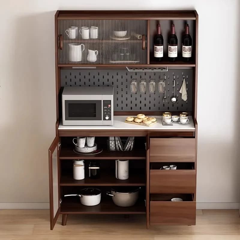 Modern Storage Wood Cabinet Complete Sheets Level Full Tall Kitchen Cabinet Closet Nordic Luxury Armoire De Rangement Furniture